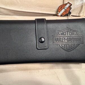 Harley-Davidson Black Key Holder Leather Accessory